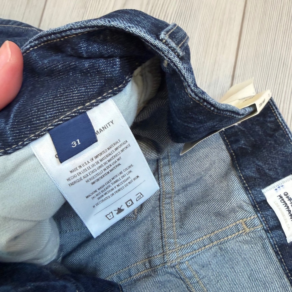 NWT Citizens of Humanity Petra Pleated Trouser Jeans 31 Eden Dark Wash Wide Leg - Picture 8 of 14